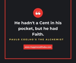 He hadn't a cent in his pocket, but he had faith