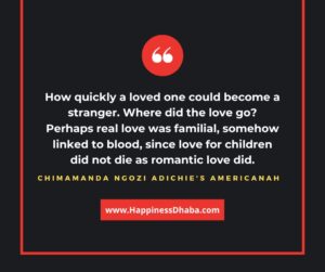 Americanah Quotes about Love