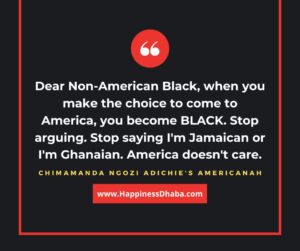 Dear Non-American Black, when you make the choice to come to America, you become BLACK. Stop arguing. Stop saying I'm Jamaican or I'm Ghanaian. America doesn't care.